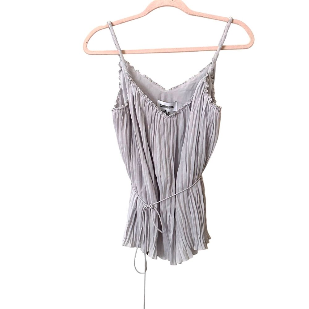 SAINT ART Hendrix Pleated Pant Set‎ Blue/Gray NWT Small - Picture 5 of 8
